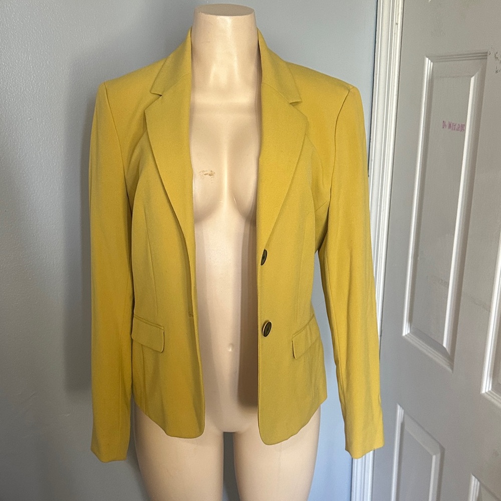 Nine West Yellow Women's Blazer